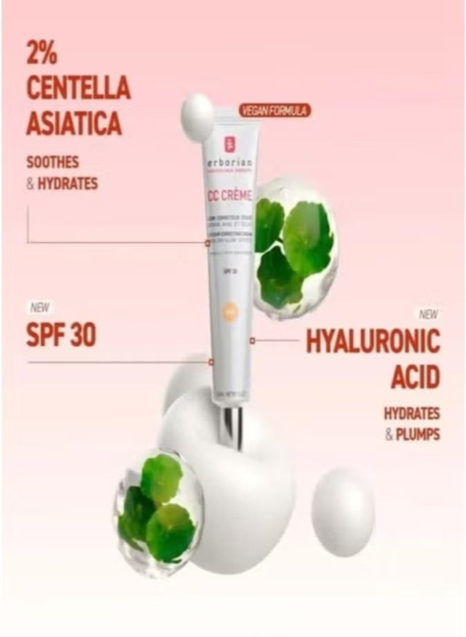 Erborian CC Centella Cream SPF30 40 ml - Colour: Golden - Image 3
